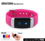 L'activité de bracelet de Bluetooth de silicone surveille le dispositif BLE 4,0 de traqueur de forme physique fournisseur