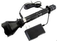 Lampe-torche lumineuse superbe rechargeable campante portative noire de torche de puissance élevée de lanternes fournisseur
