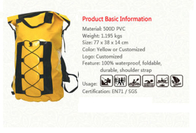 20L sac imperméable de baril de PVC du voyage 500D baladant les sacs imperméables fournisseur