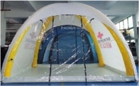 Les tentes extérieures gonflables X de secours forment médical de tente d'auvent de Polonais d'air d'isolement fournisseur