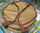 Accessoires campants frais kaki de la poubelle 38X45CM de pli des feuilles du polyester 600D fournisseur