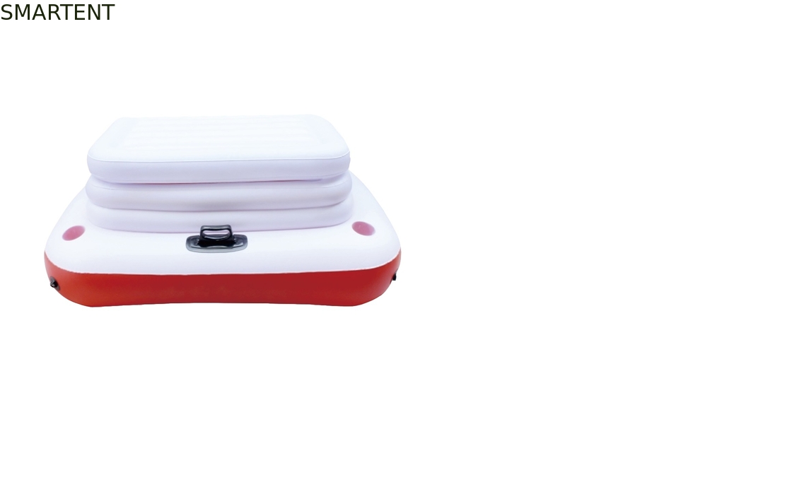 Rouge blanc de plage de PVC de meubles extérieurs gonflables gonflables du refroidisseur 0.40mm fournisseur