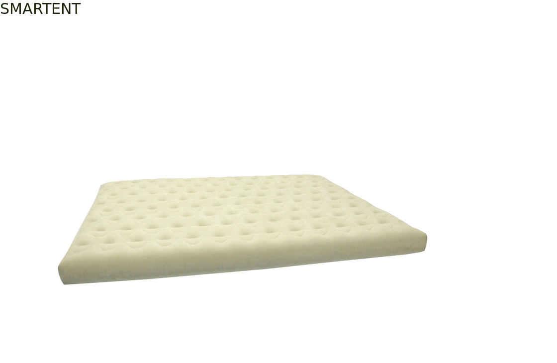 Matelas gonflable assemblé beige de sommeil de lit d'air d'invité de voiture coussin de PVC de 1 couche fournisseur