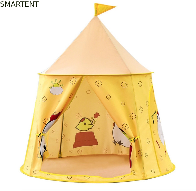 Petits de polyester de tepee de bruit enfants extérieurs de tentes campantes jouant la Chambre H120XD116cm fournisseur