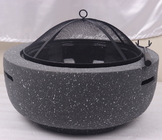 Puits portatif du feu de camping de MgO de la conception 59.5*34.5cm de gril en acier en pierre frais de barbecue fournisseur