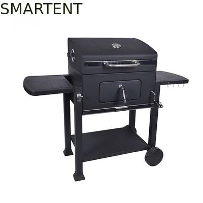 Acheter La poudre noire a enduit 24 barbecues de chariot à charbon de bois de gril de barbecue de jardin de pouce fabrication en ligne