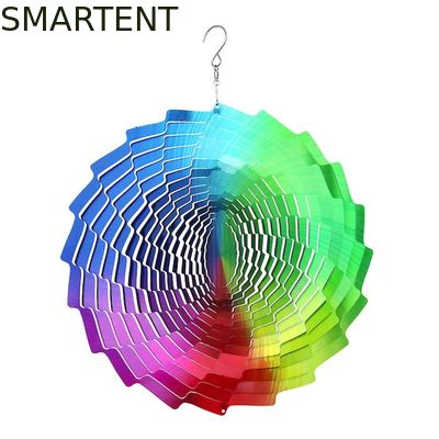 Acheter Fileur en acier imprimé UV coloré multi de vent de jardin 30*30cm fabrication en ligne