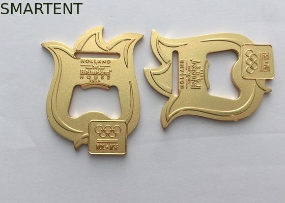 Acheter Couleur 2 d'or de 2.0MM dans 1 électrodéposition olympique de sport d'ouvreur de bouteille de médaille fabrication en ligne
