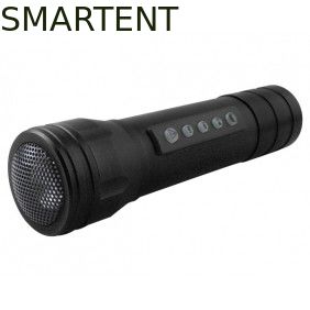Acheter 5V lecteur MP3 se baladant ultra-léger de lampe-torche de la musique LED de torche noire de camping fabrication en ligne