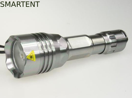Acheter Torche portative argentée de poche des lanternes LED de camping de laser d'ampoule du Cree Q5 petite fabrication en ligne