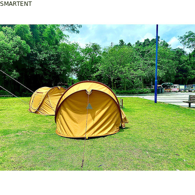 Tentes de camping extérieures pour 2 à 3 personnes, résistantes à l'eau, revêtues de coton en PU, de 3000 x 150 x 100 cm fournisseur