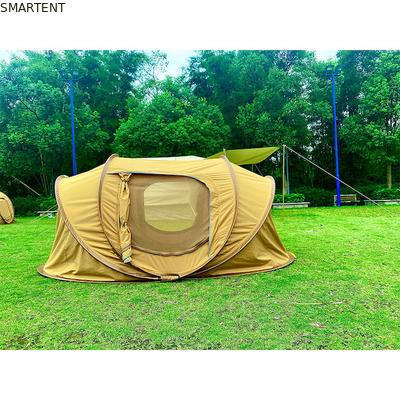 Tentes de camping extérieures pour 2 à 3 personnes, résistantes à l'eau, revêtues de coton en PU, de 3000 x 150 x 100 cm fournisseur