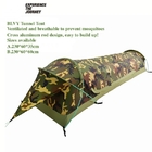 Équipement campant extérieur de camouflage de Blvy de double de tente simple portative de tunnel fournisseur