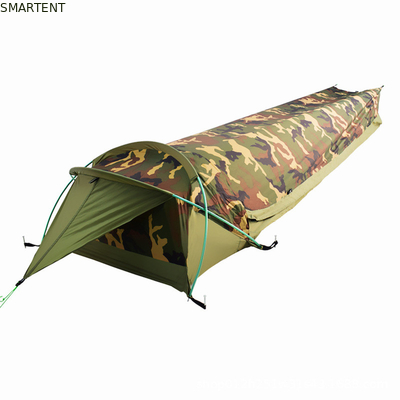 Tentes de camping extérieures 230*60*35CM Tente de tunnel camouflé portable pour 1-2 personnes imperméable à l'eau et facile à transporter fournisseur