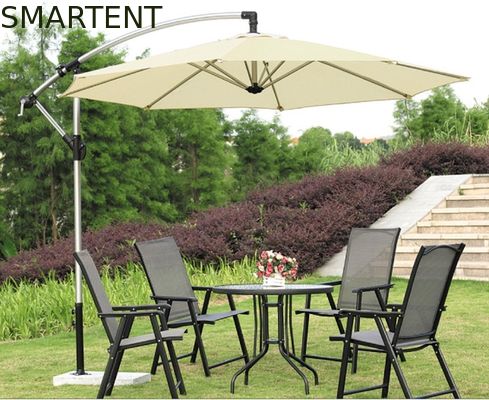 Acheter Grand parapluie 300cm latéral argenté de patio de bâti du parapluie 270cm de parasol de plage fabrication en ligne