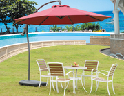 Position libre de patio de parapluie de plage de parapluie simple protégeant du vent de parasol fournisseur