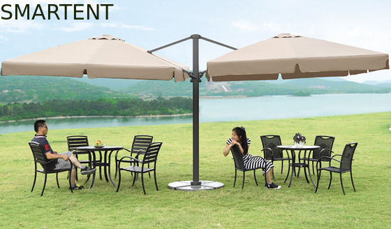 acheter Parasol en porte-à-faux 2.5X2.5m de Roman Beach Sunshade Umbrella Large de duplex fabrication en ligne