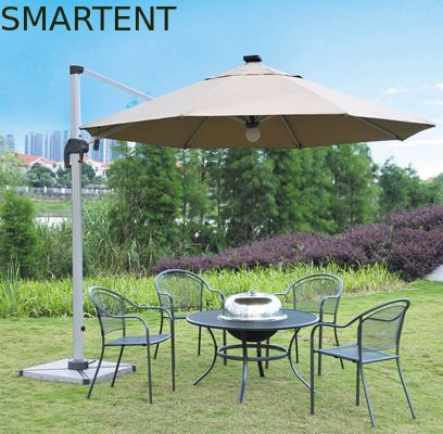 Acheter Parasol à télécommande de 150cm double de patio de parapluie de plage parapluie en aluminium de parasol fabrication en ligne