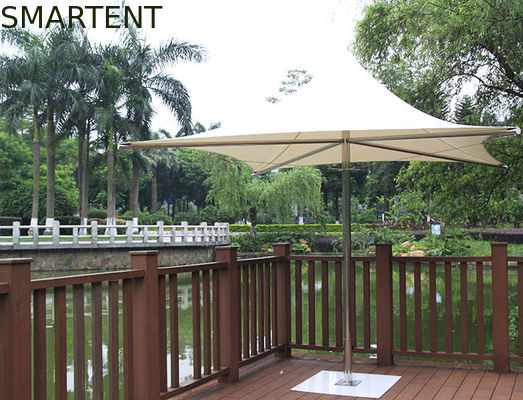 Acheter Parapluie en porte-à-faux monté par plate-forme basse de parapluie de parasol de plage de fer d'acier inoxydable fabrication en ligne