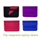 La douille unique d'ordinateur portable de PC du néoprène met en sac 17 pouces Flip Style With Elastic Band fournisseur