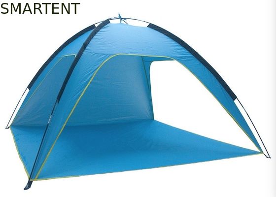 Acheter Tentes de camping extérieures couvertes d'argent bleu pour 4 personnes 210*210*130CM Tentes de camping extérieures couvertes d'argent bleu pour 4 personnes fabrication en ligne