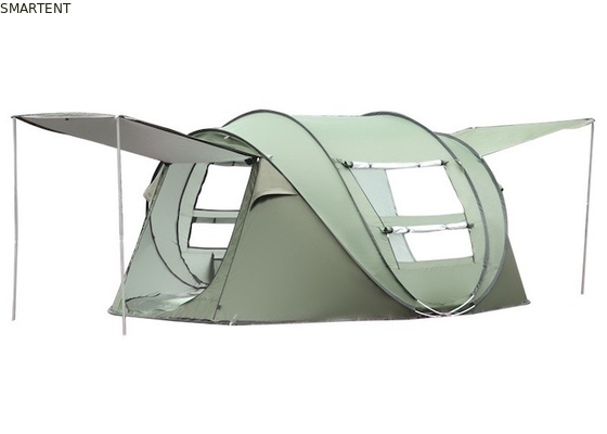 Tente de camping en polyester revêtue en PU pour activités de plein air fournisseur