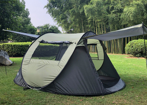 Tente de camping en polyester revêtue en PU pour activités de plein air fournisseur