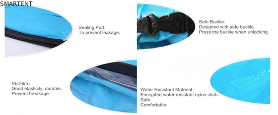 Neon à l'extérieur étanche à l'eau Ripstop Nylon 260x70cm Sacs de couchage de montagne Plage Inflatable Lazy Air Sofa fournisseur
