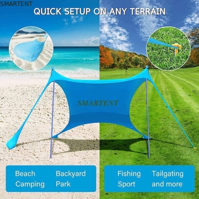 Tentes de camping extérieures Leica polyester pour la plage et le camping fournisseur
