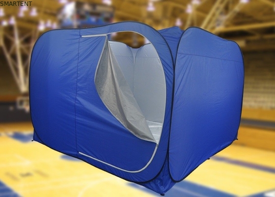 Tentes de camping en plein air 300*300*200CM ouvertes rapidement Automatique argenté revêtu 190T Polyester bleu Pop Up Tentes de secours fournisseur
