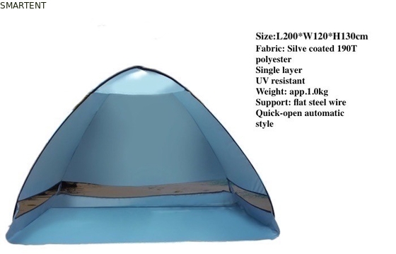Tente de camping en plein air automatique 200 x 120 x 130 cm 190T fournisseur