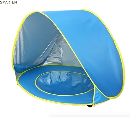 Tentes de camping extérieures imperméables à l'eau et aux UV 190T en polyester argenté fournisseur