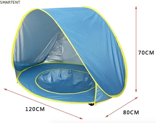 Tentes de camping extérieures imperméables à l'eau et aux UV 190T en polyester argenté fournisseur
