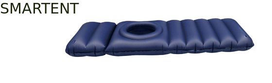 Acheter L'air de maternité de plage de PVC a rempli meubles extérieurs gonflables 182X63Cm bleu-foncé de sac de couchage fabrication en ligne