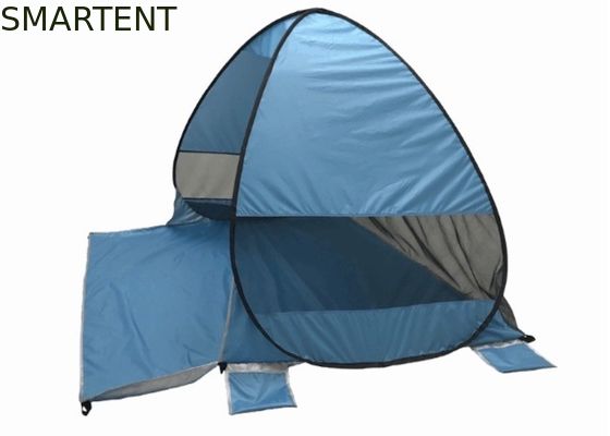 Acheter 200x165x130CM 190T Polyester Pop Up Tente de plage Bleu Camping en plein air Pare-soleil fabrication en ligne