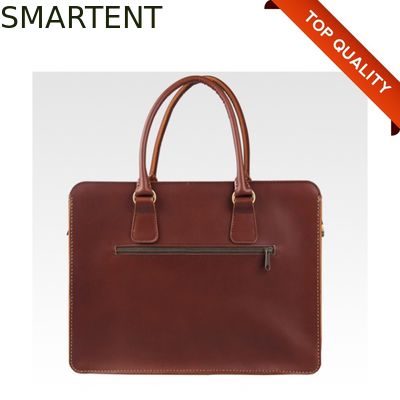 Acheter Housse de transport multi d'ordinateur portable de Cowhide Hard Art Leather Laptop Sleeve Bags de messager fabrication en ligne