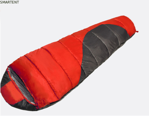 Polyester enduit en couleur extérieure 210T 215*75CM 90% Enduit à l'air plein sac de couchage de montagne chaud étanche au vent Relax Zip Poche fournisseur