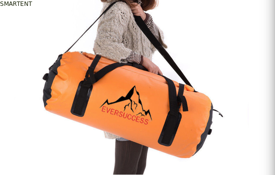 Sacs de voyage imperméables à l'eau orange de 60L 600D sac de sport fournisseur