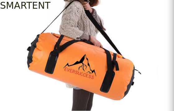 Acheter Sacs de voyage imperméables à l'eau orange de 60L 600D sac de sport fabrication en ligne