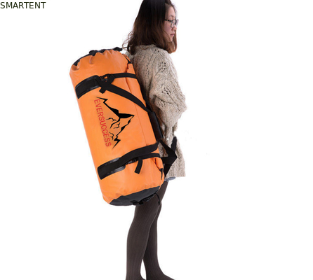 Sacs de voyage imperméables à l'eau orange de 60L 600D sac de sport fournisseur