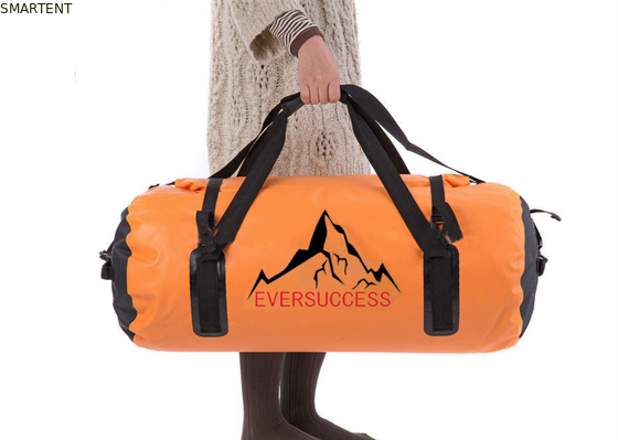 Sacs de voyage imperméables à l'eau orange de 60L 600D sac de sport fournisseur