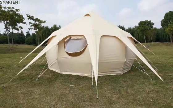 auvent extérieur de Glamping de coton de  Tent Waterproof PU3000MM du camping 285G fournisseur