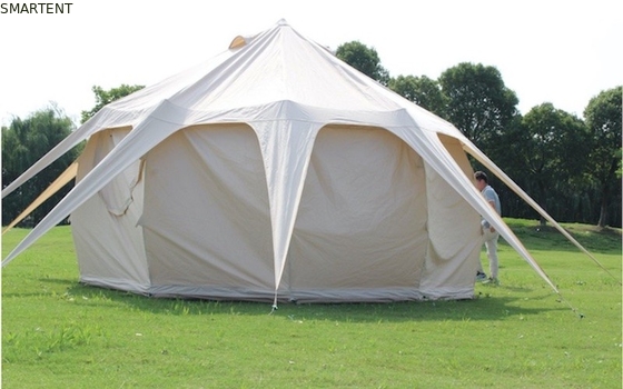 auvent extérieur de Glamping de coton de  Tent Waterproof PU3000MM du camping 285G fournisseur
