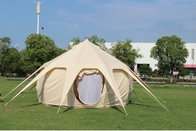 Résistant à l'eau 3000MM enduit 285G coton Camping extérieur Tentes de lotus 5*5*3M fournisseur