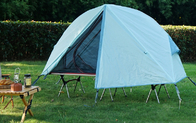 Lit de camp extérieur de pliage de berceau de tentes de camping d'Oxford du polyester 210D bleu 200X120X95CM fournisseur