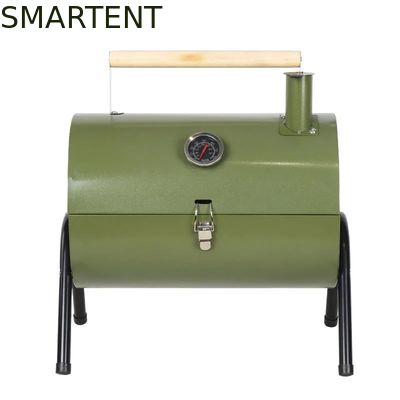 Acheter Les accessoires campants frais extérieurs 12 avancent les grils petit à petit portatifs avec la cheminée de fumeur fabrication en ligne