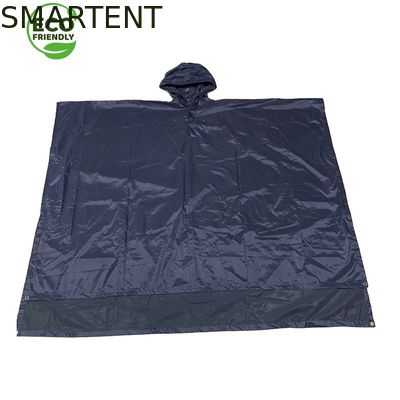 Acheter 50*80 fait sur commande » accessoires écologiques bleus d'imperméable réutilisable unisexe de RPET extérieurs fabrication en ligne