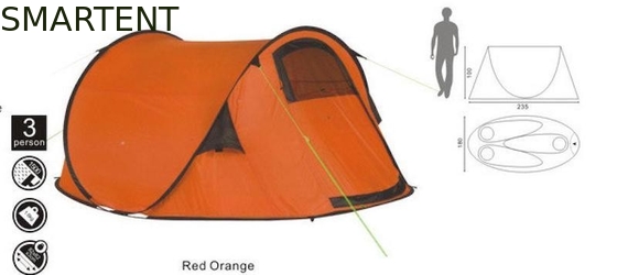 180X235X100CM Tente de camping en polyester pour 3 personnes fournisseur