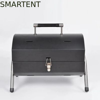 Acheter Gril se pliant portatif frais de charbon de bois de cylindre de barbecue de bidon à pétrole pour le camping extérieur fabrication en ligne