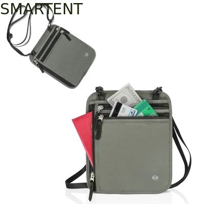 Acheter Le RFID multifonctionnel mince bloquant le voyage imperméable de Wallset de cou met en sac avec la bandoulière fabrication en ligne